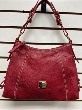 Dooney & Bourke Pebbled Leather Shoulder Hobo